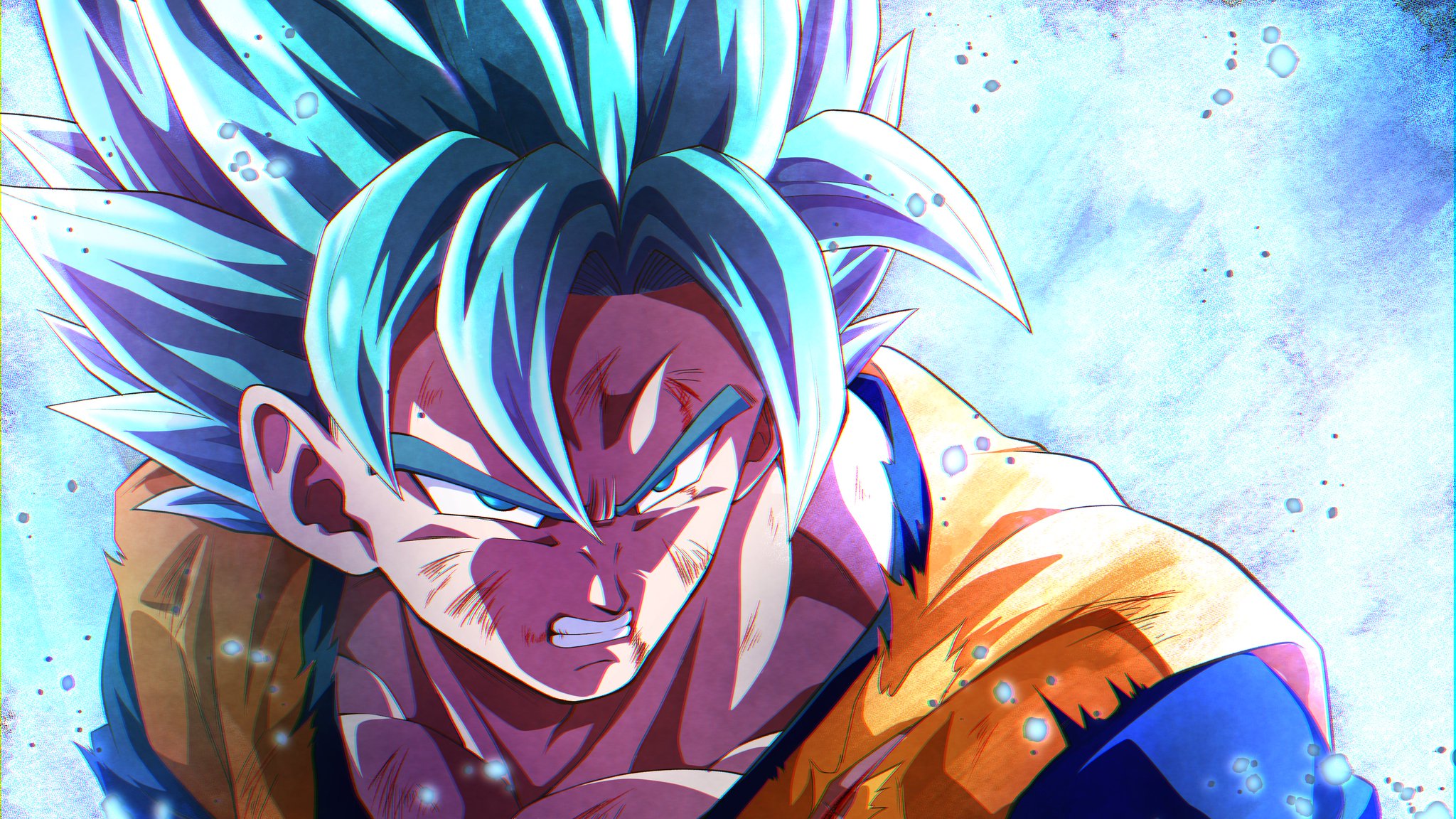 Super Saiyajin Blue, ball, blue, dragon, saiyajin, super, HD phone