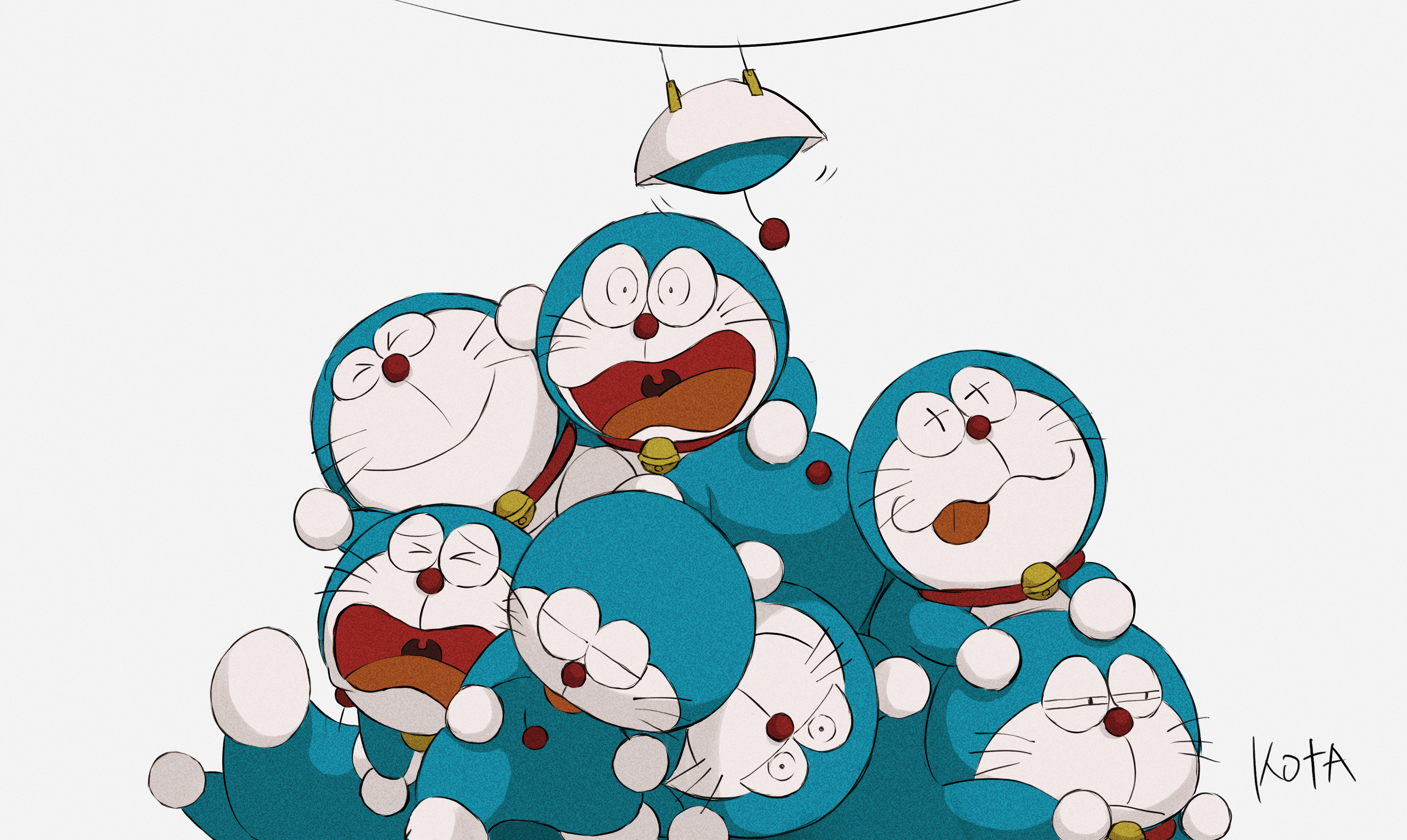 Anime Doraemon 4k Ultra HD Wallpaper by こた(まんぼう)