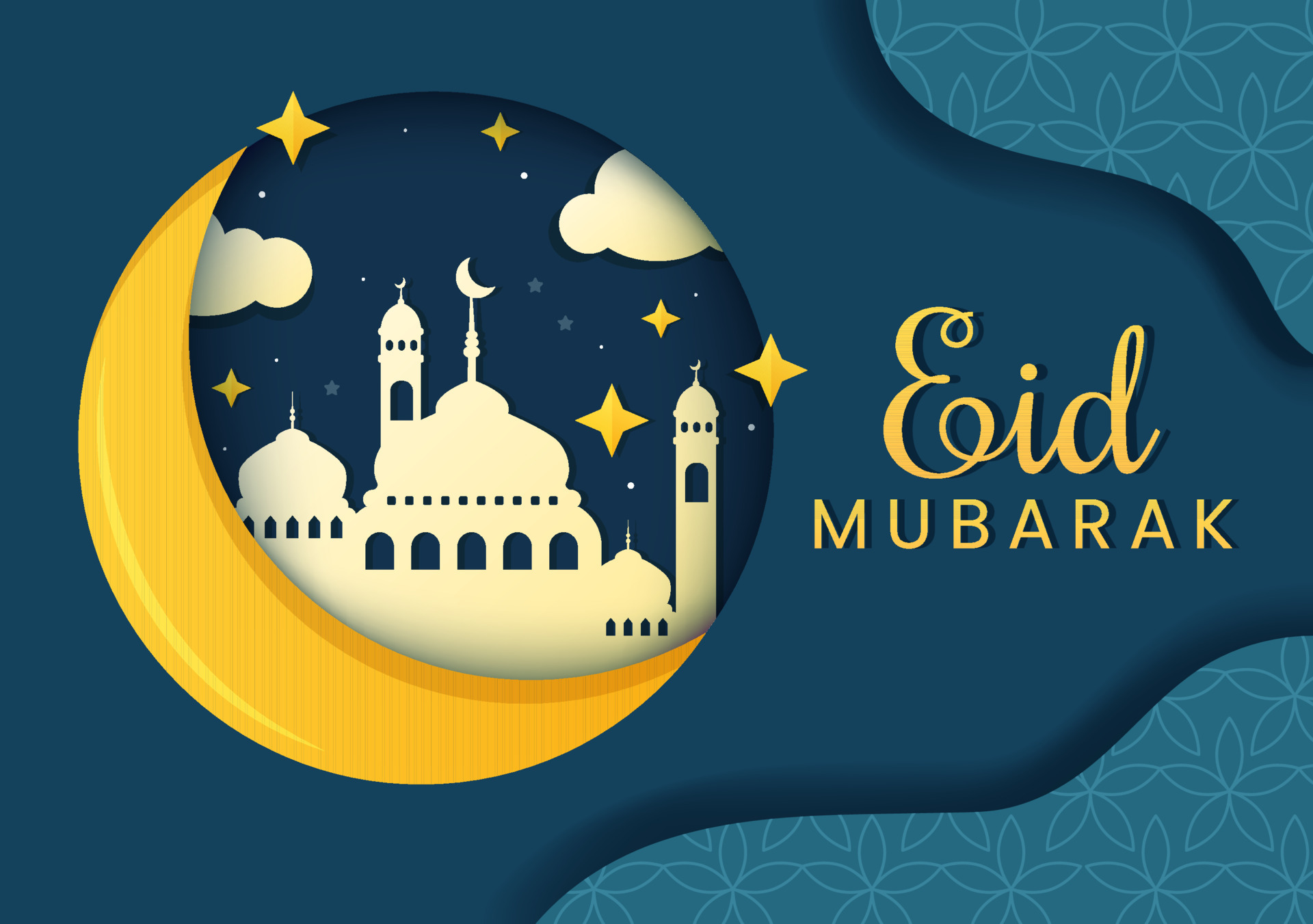 30+ Eid Mubarak HD Wallpapers and Backgrounds