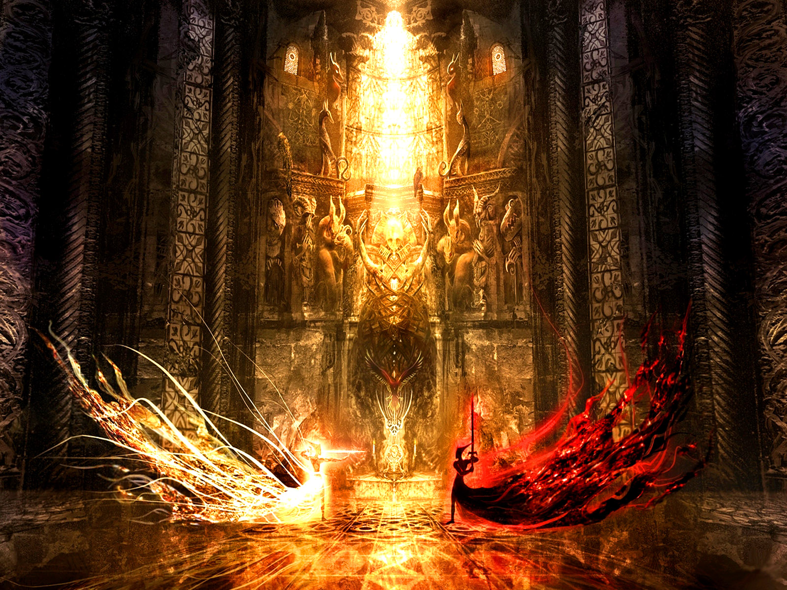 Fantasy Schlacht HD Wallpaper | Hintergrund