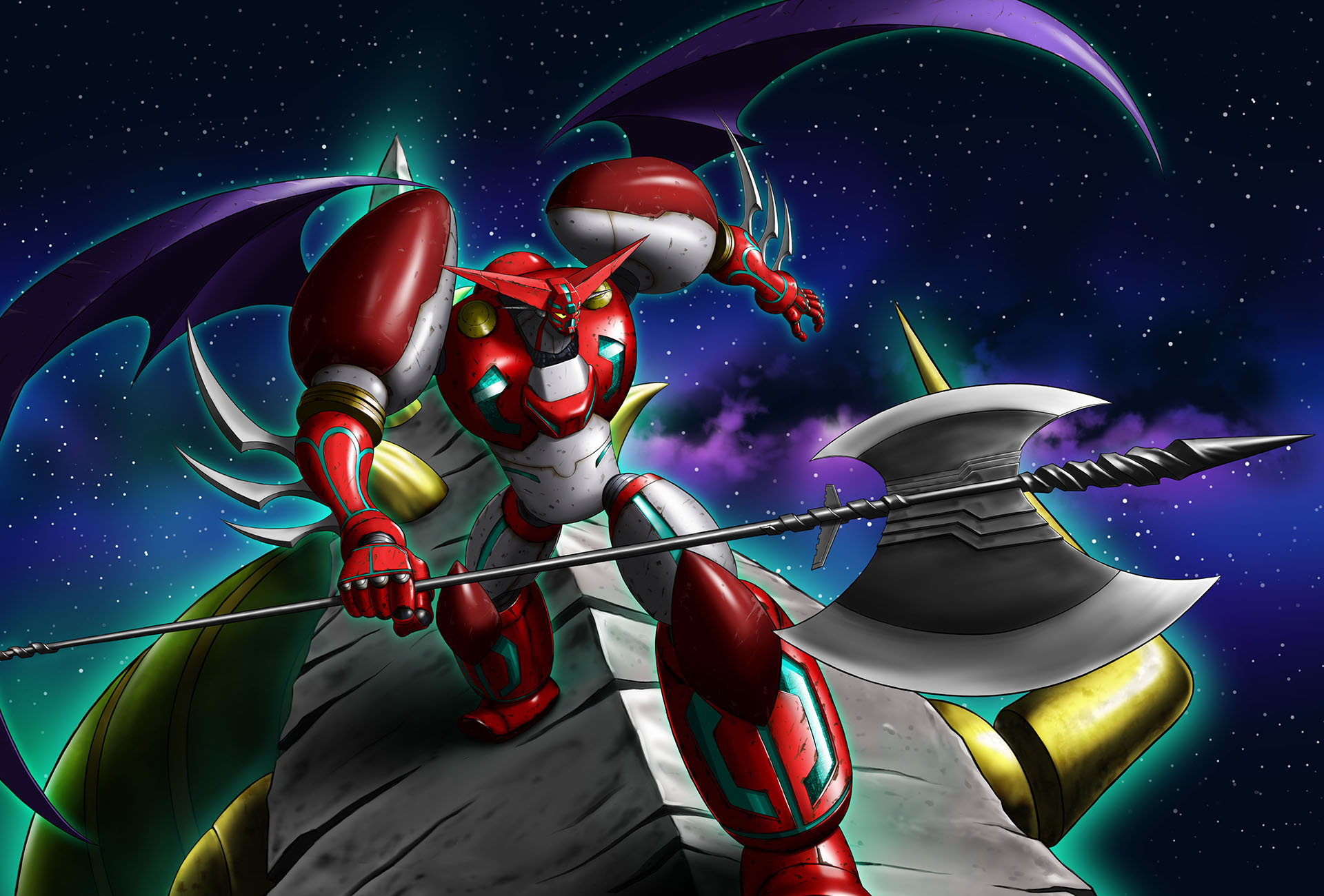 getter-1 (getter robo and 1 more) drawn by ohashi_aito | Danbooru