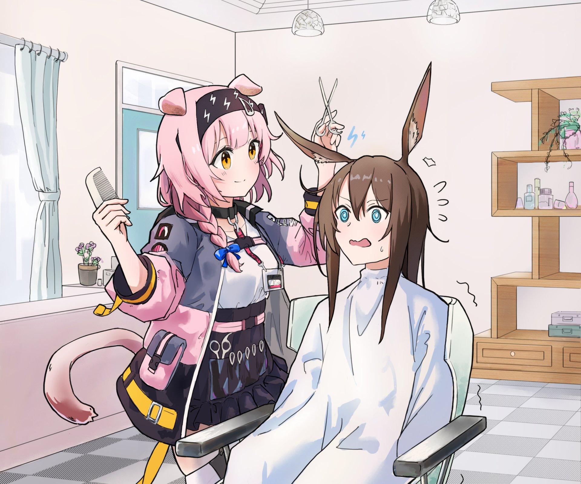 Download Goldenglow (Arknights) Amiya (Arknights) Video Game Arknights HD Wallpaper