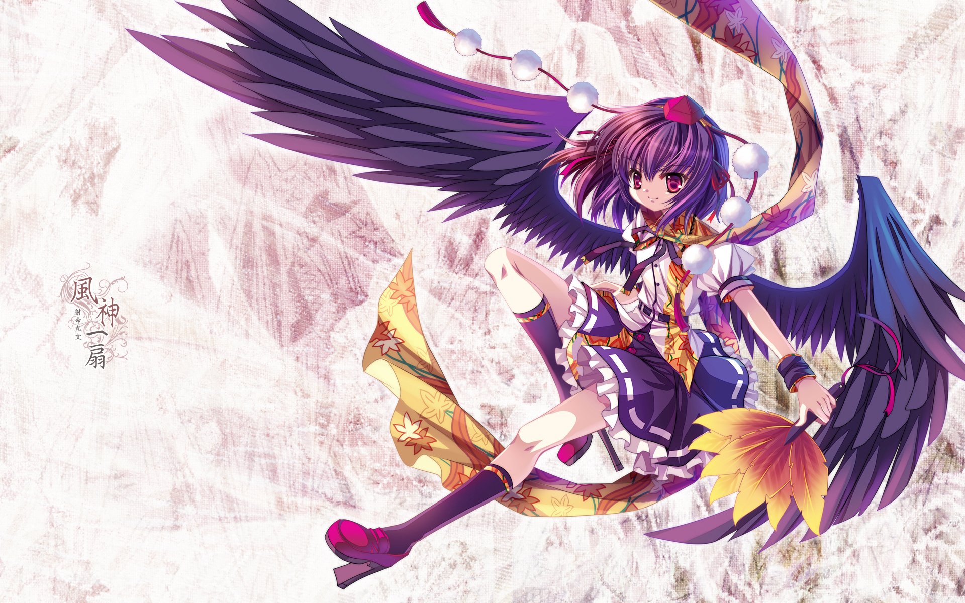 download-aya-shameimaru-anime-touhou-hd-wallpaper-by-capura-lin