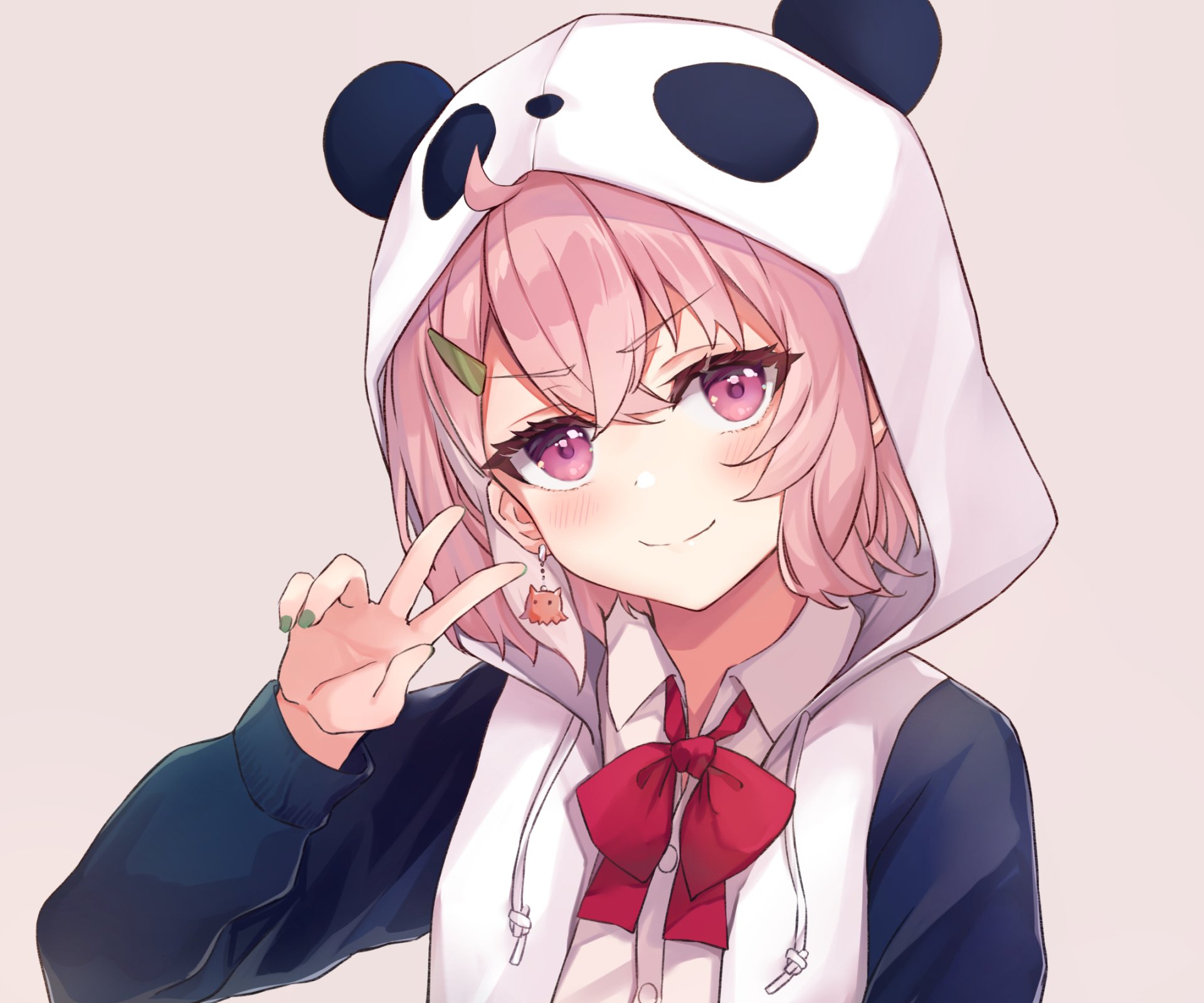 Download Nijisanji Sasaki Saku Anime Virtual Youtuber HD Wallpaper