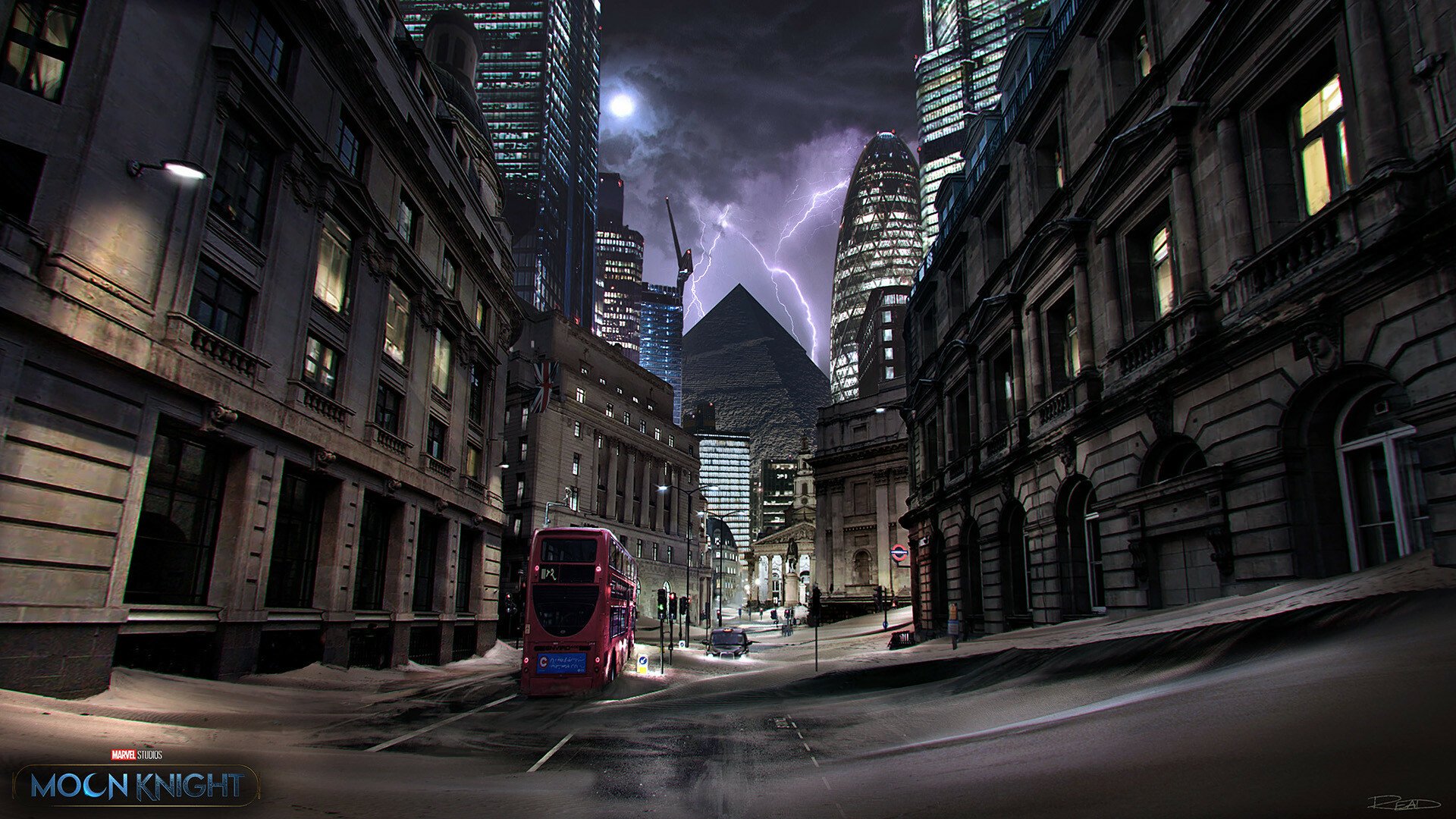 Download TV Show Moon Knight HD Wallpaper by Jeffrey Read