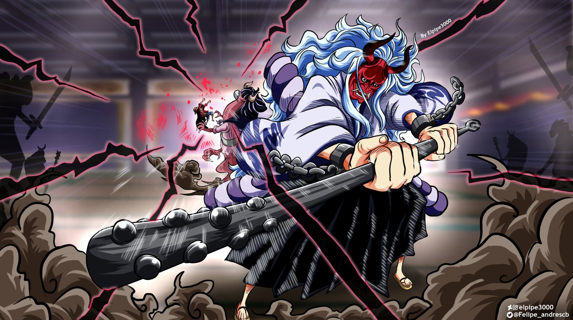 Download Yamato (One Piece) Anime One Piece HD Wallpaper by elpipe3000