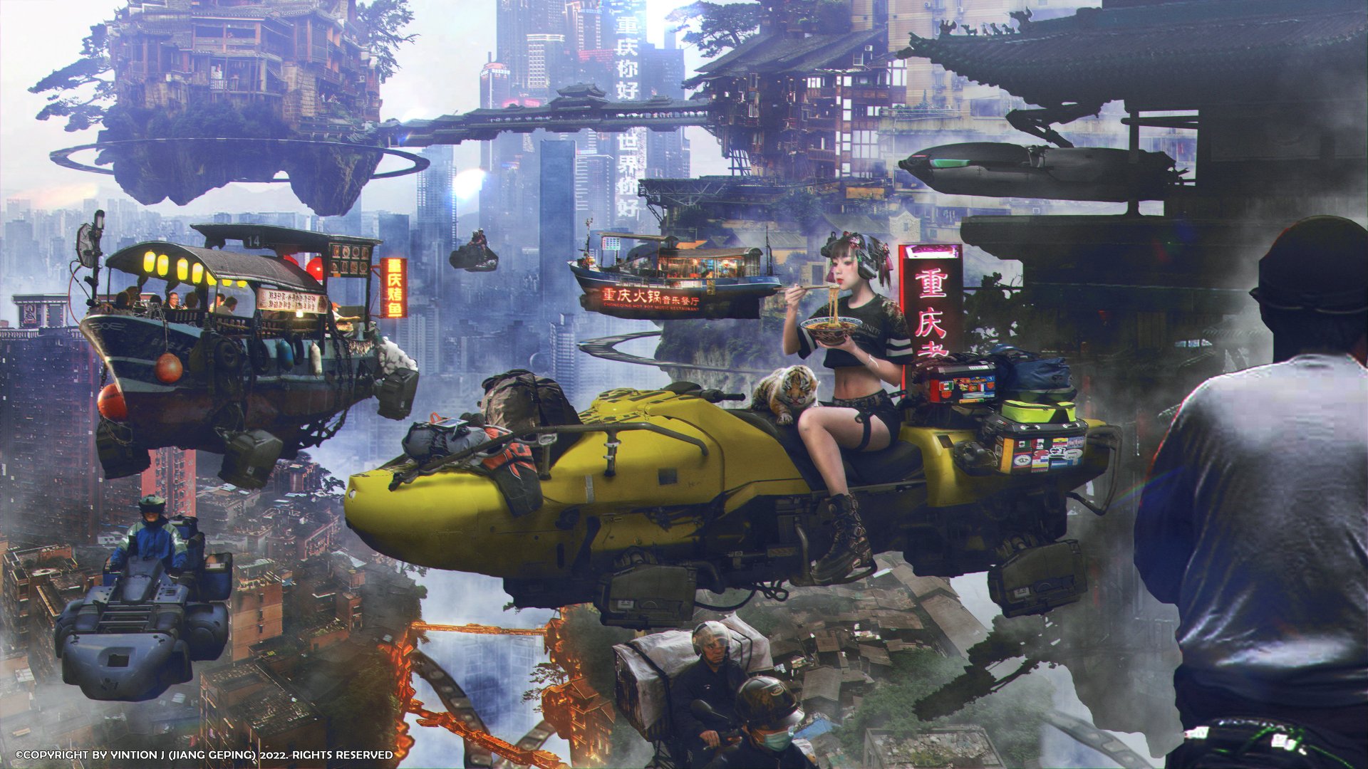 Download Sci Fi Cyberpunk 4k Ultra HD Wallpaper | 3840x2160 | Wallpaper ...