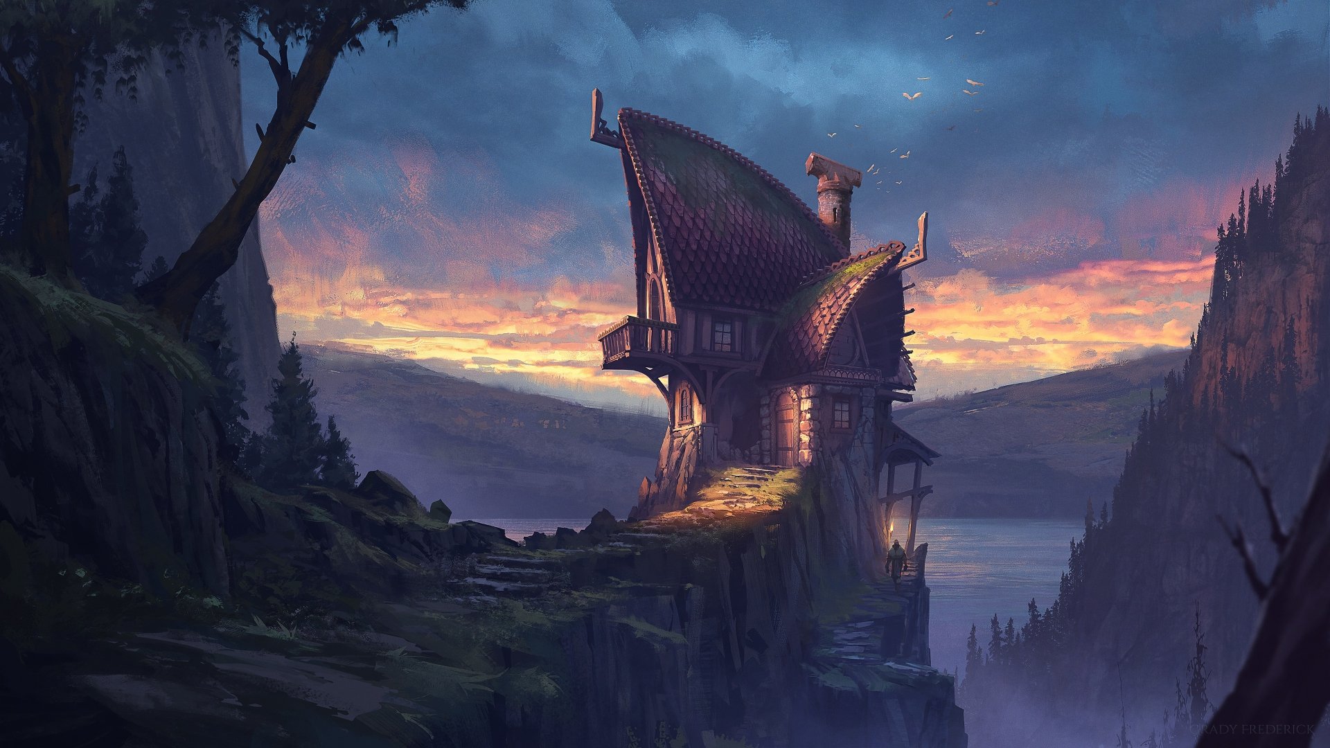 Download Fantasy House 4k Ultra HD Wallpaper | 3840x2160 | Wallpaper Abyss
