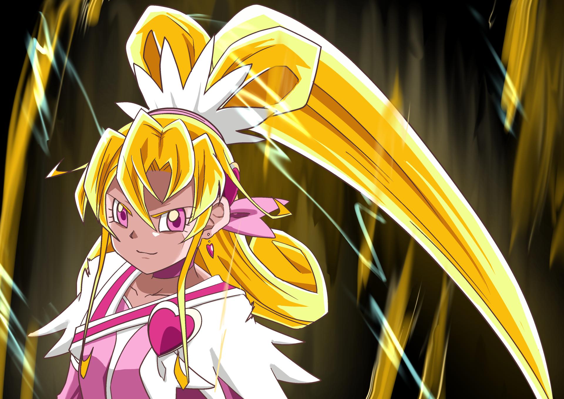 Download Cure Heart Aida Mana Anime Heartcatch Precure! 4k Ultra HD Wallpaper