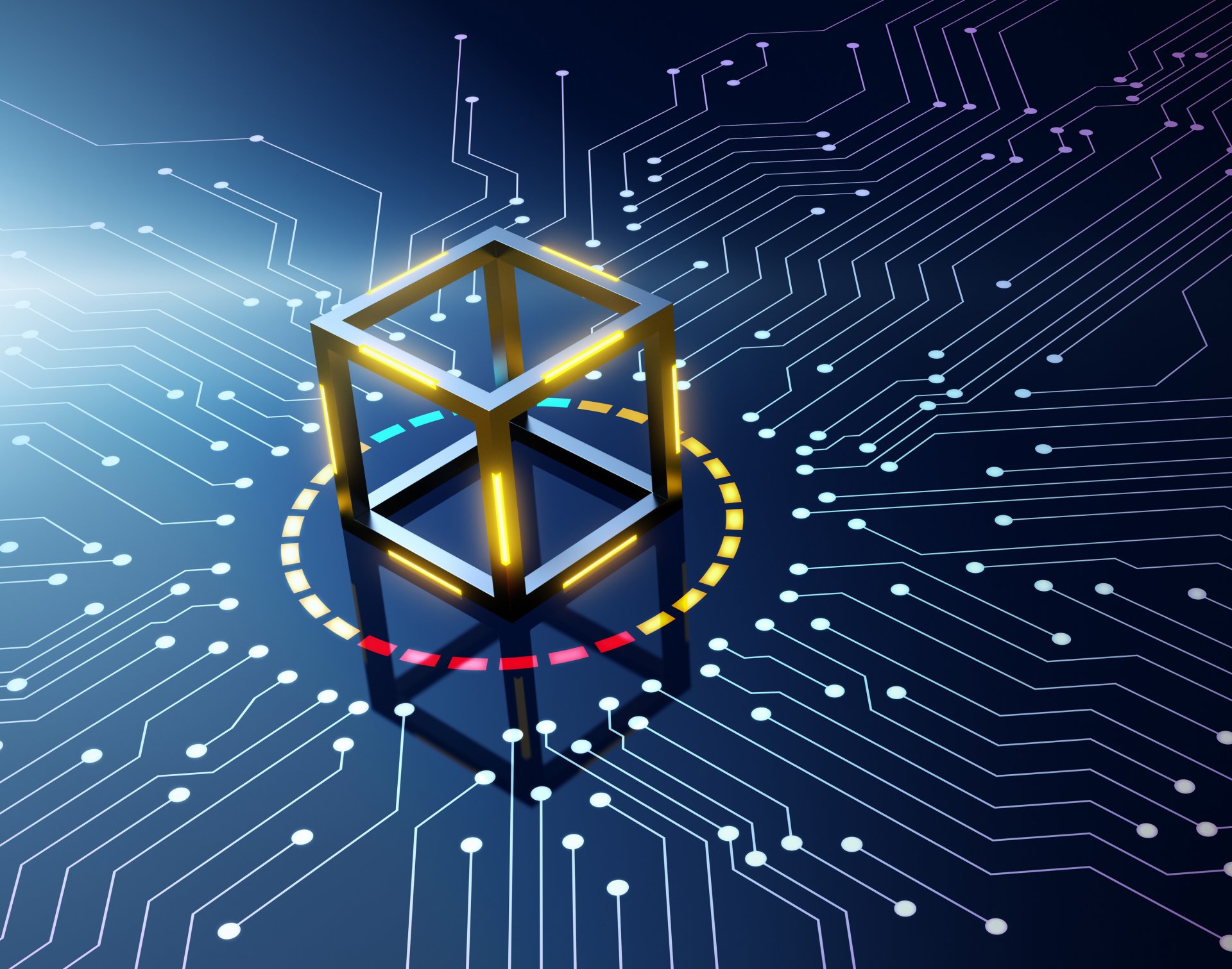 Download Technology Blockchain 4k Ultra HD Wallpaper