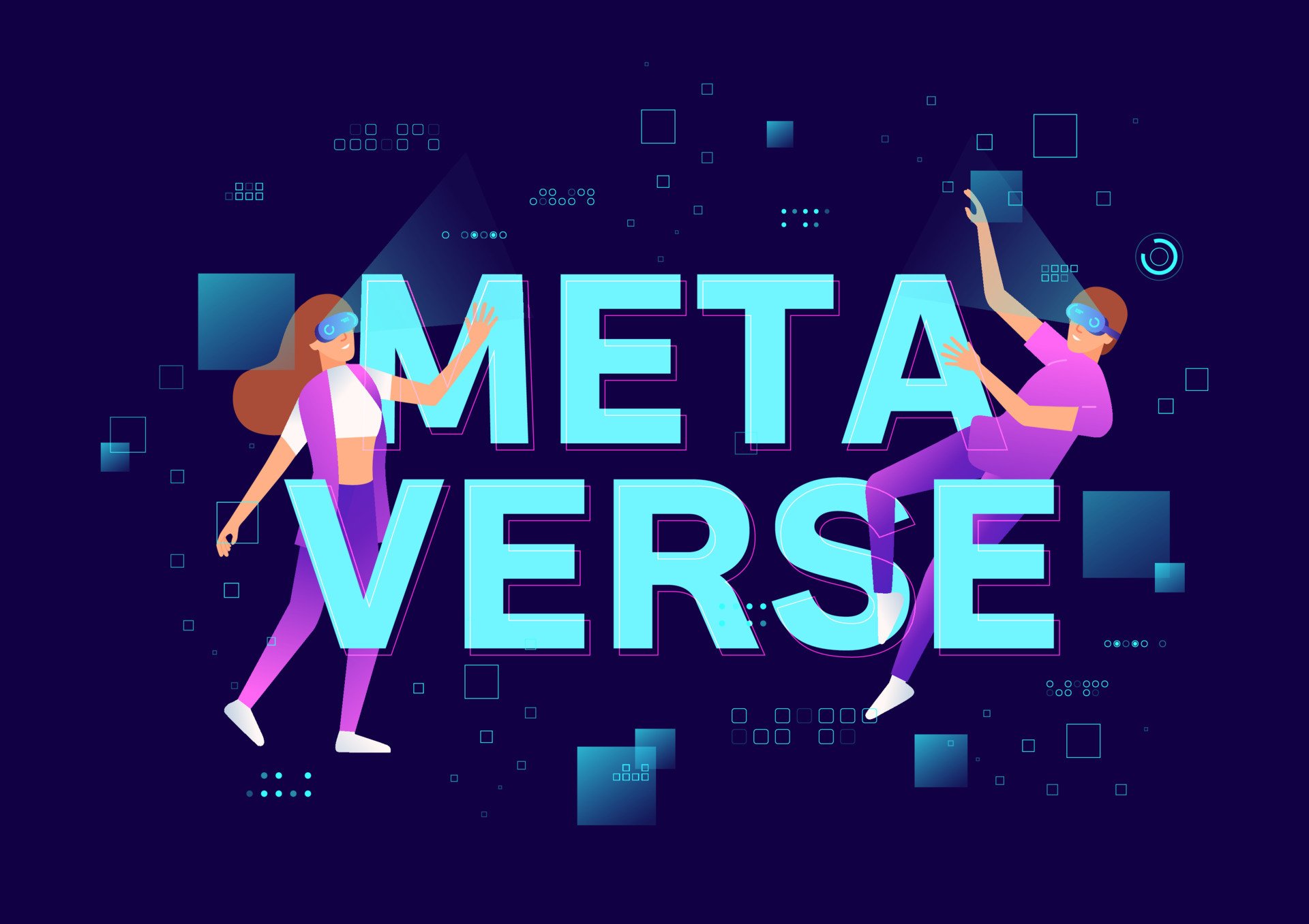 Download Technology Metaverse HD Wallpaper