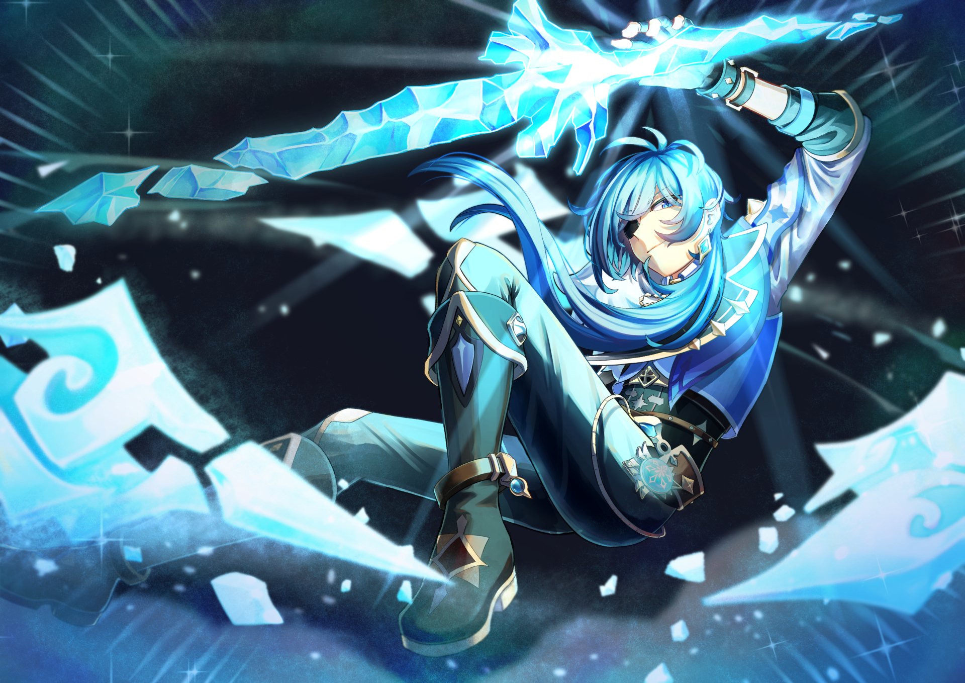 Download Kaeya (Genshin Impact) Video Game Genshin Impact 4k Ultra HD Wallpaper