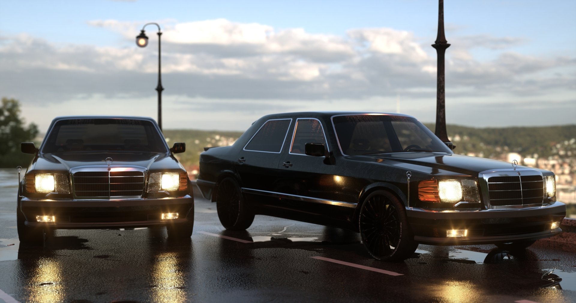 Download Black Car Vehicle Mercedes-Benz 4k Ultra HD Wallpaper