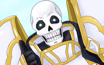 Anime Skeleton Knight in Another World HD Wallpaper by ぐちゅりむ原理主義