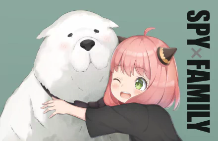 Bond (Spy x Family) Anya Forger Anime Spy x Family HD Desktop Wallpaper | Background Image