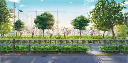 Anime street HD Desktop Wallpaper | Background Image