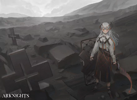 Saria (Arknights) video game Arknights HD Desktop Wallpaper | Background Image