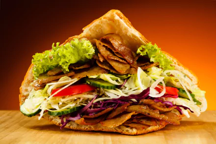 food Doner kebab HD Desktop Wallpaper | Background Image