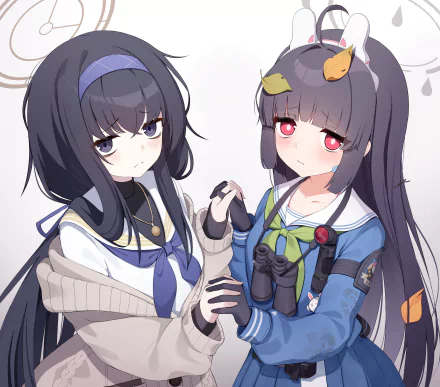 Kozeki Ui Kasumizawa Miyu video game Blue Archive HD Desktop Wallpaper | Background Image