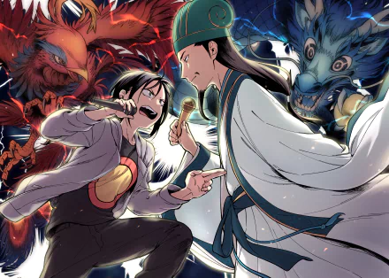 Kabe Tajin Kongming Zhuge Anime Ya Boy Kongming! HD Desktop Wallpaper | Background Image