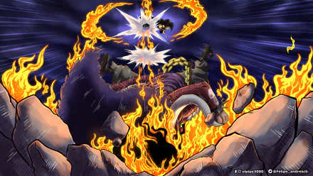  Luffy Red Roc by elpipe3000