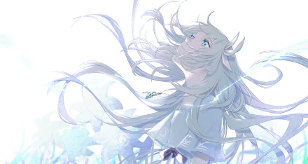 Lily (Ender Lilies) video game ENDER LILIES: Quietus of the Knights HD Desktop Wallpaper | Background Image