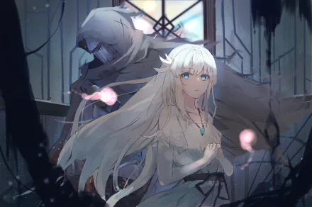 Umbral Knight Lily (Ender Lilies) video game ENDER LILIES: Quietus of the Knights HD Desktop Wallpaper | Background Image