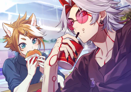 Gorou (Genshin Impact) Arataki Itto video game Genshin Impact HD Desktop Wallpaper | Background Image