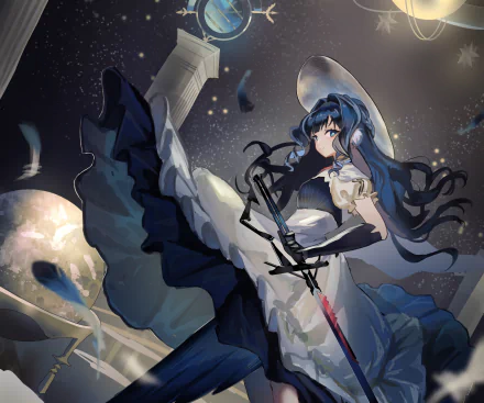 Astesia (Arknights) video game Arknights HD Desktop Wallpaper | Background Image