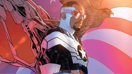 eagle Sam Wilson Comic Captain America HD Desktop Wallpaper | Background Image