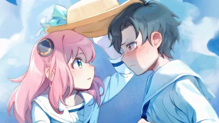 Damian Desmond Anya Forger Anime Spy x Family HD Desktop Wallpaper | Background Image