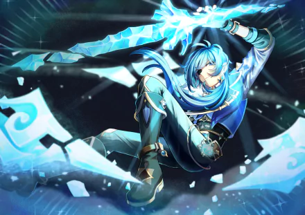 Kaeya (Genshin Impact) video game Genshin Impact HD Desktop Wallpaper | Background Image