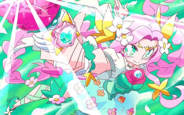 Hanami Kotoha Cure Felice Anime Witchy PreCure! HD Desktop Wallpaper | Background Image