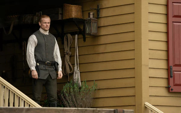 Sam Heughan Jamie Fraser TV Show Outlander HD Desktop Wallpaper | Background Image