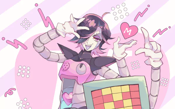 Mettaton EX (Undertale) video game Undertale HD Desktop Wallpaper | Background Image