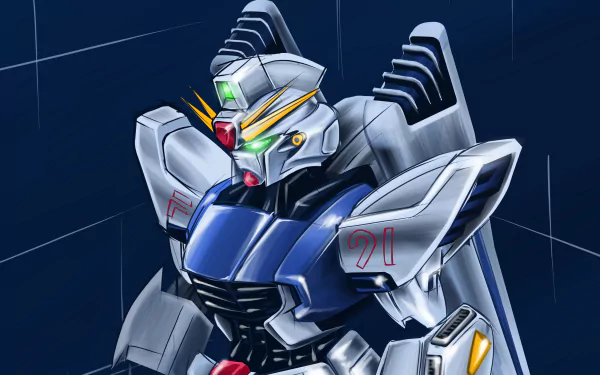 mecha Anime Mobile Suit Gundam F91 HD Desktop Wallpaper | Background Image