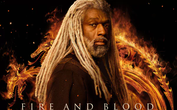 Corlys Velaryon Steve Toussaint TV Show House of the Dragon HD Desktop Wallpaper | Background Image