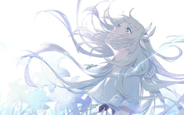 Lily (Ender Lilies) video game ENDER LILIES: Quietus of the Knights HD Desktop Wallpaper | Background Image