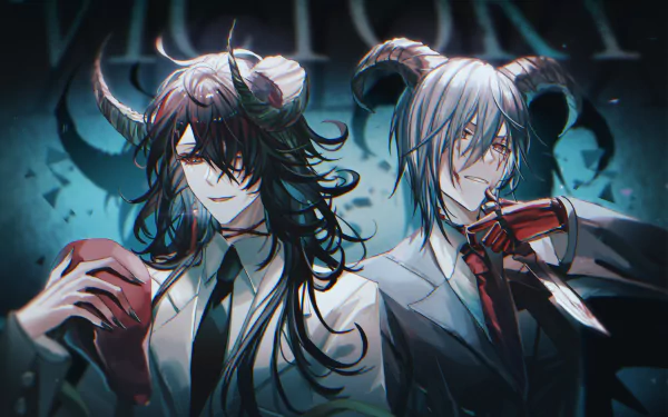 Vox Akuma Fulgur Ovid Anime Virtual Youtuber HD Desktop Wallpaper | Background Image