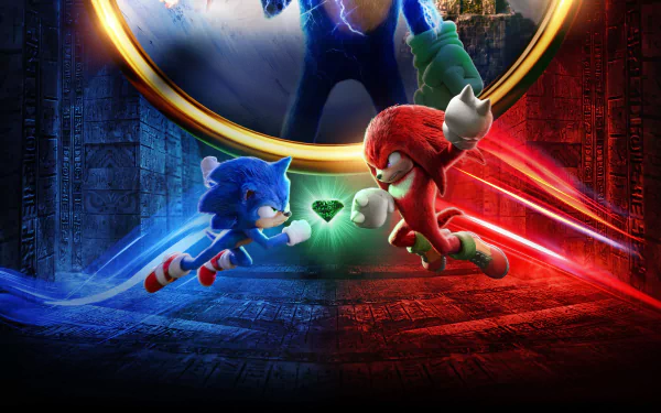 Knuckles the Echidna Sonic the Hedgehog movie Sonic The Hedgehog 2 HD Desktop Wallpaper | Background Image