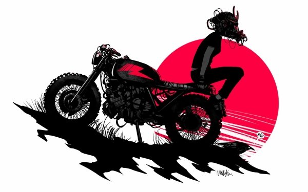 Sci Fi Women Motorcycle HD Wallpaper | Background Image