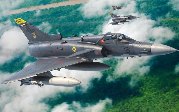 Military IAI Kfir Jet Fighters HD Wallpaper | Background Image