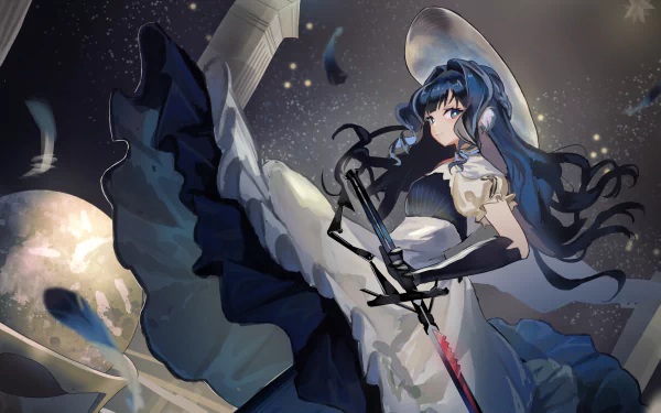 Astesia (Arknights) video game Arknights HD Desktop Wallpaper | Background Image