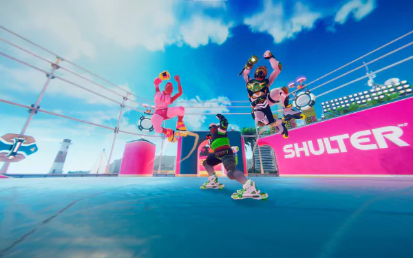 video game Roller Champions HD Desktop Wallpaper | Background Image