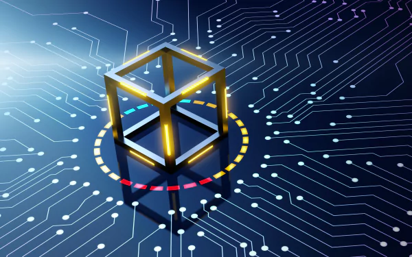 technology Blockchain HD Desktop Wallpaper | Background Image