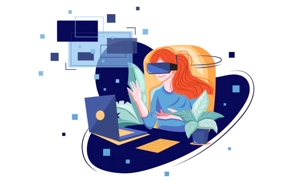 technology Metaverse HD Desktop Wallpaper | Background Image