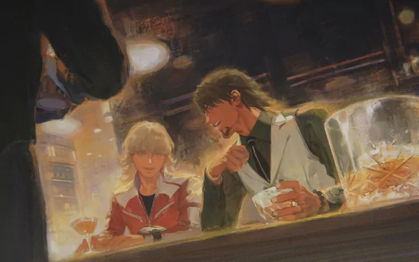 Kotetsu T. Kaburagi Barnaby Brooks Jr. Anime Tiger & Bunny HD Desktop Wallpaper | Background Image