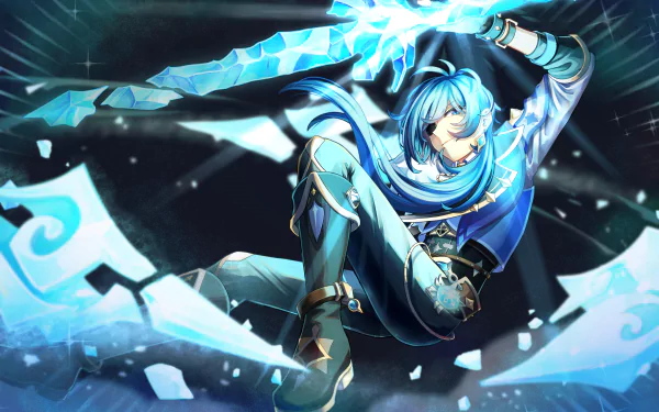 Kaeya (Genshin Impact) video game Genshin Impact HD Desktop Wallpaper | Background Image