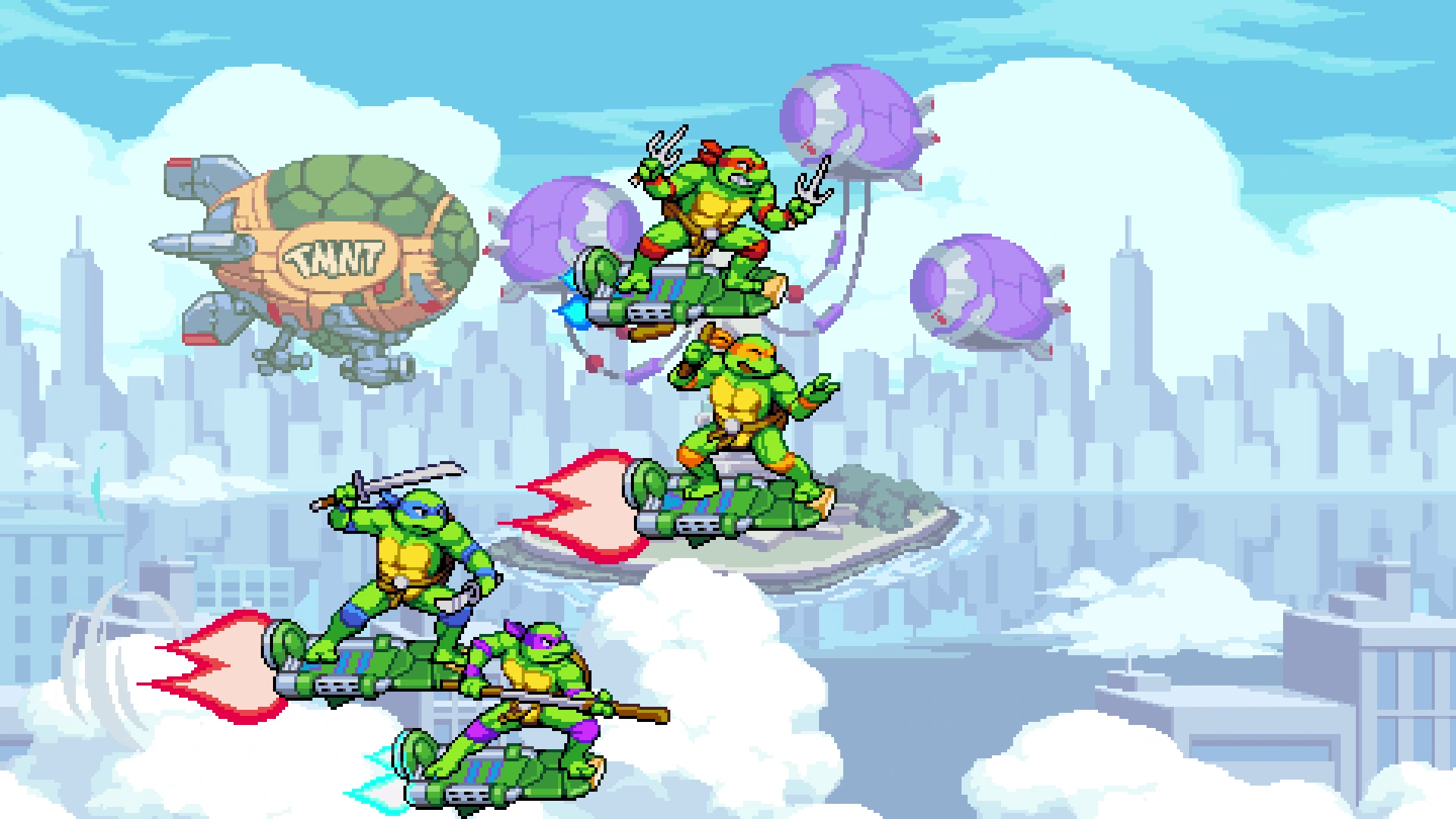 Video Game Teenage Mutant Ninja Turtles: Shredder's Revenge HD Wallpaper | Background Image