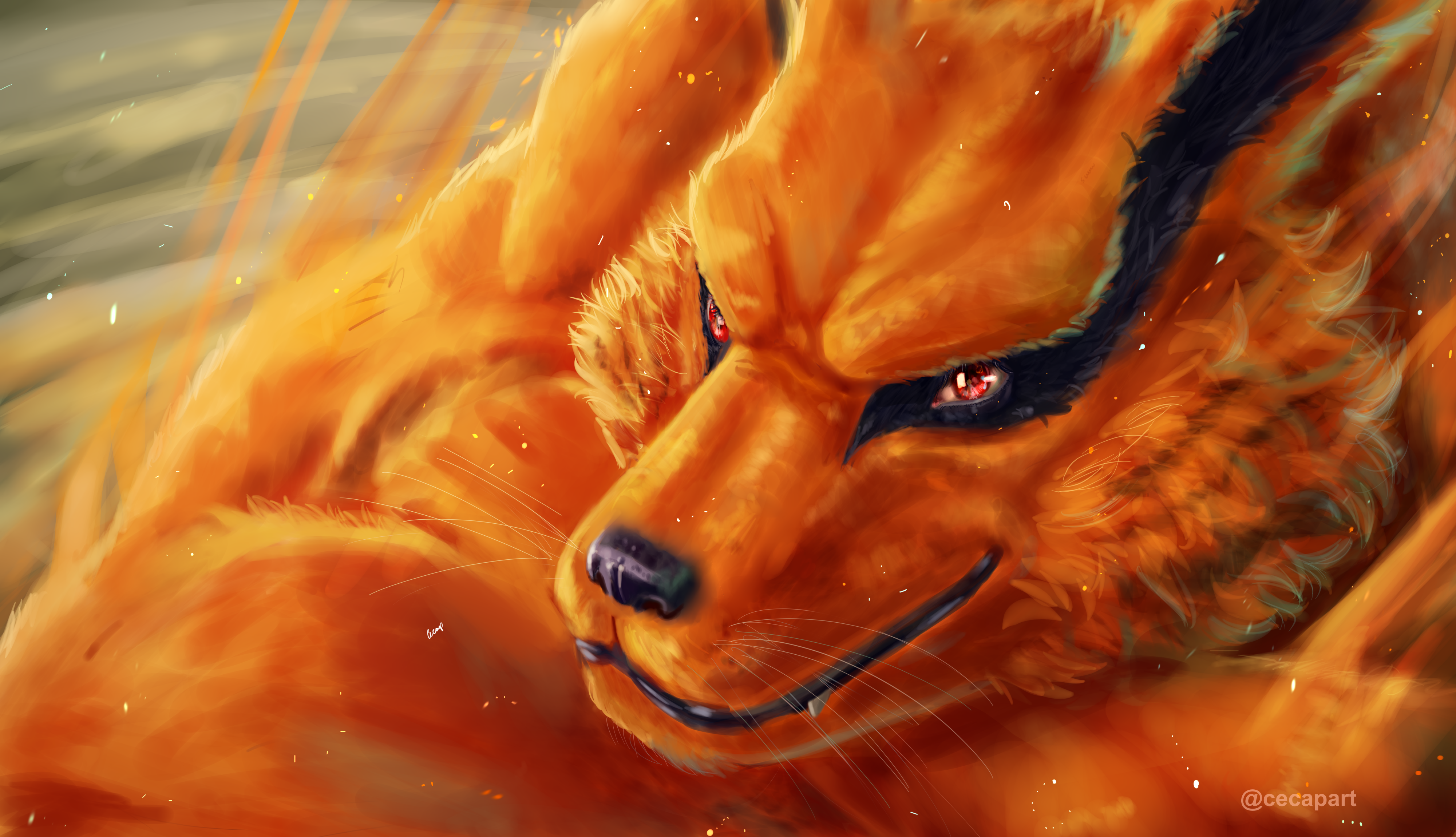 Download Naruto Kurama Nine Tail Fox Character Wallpaper  Wallpaperscom